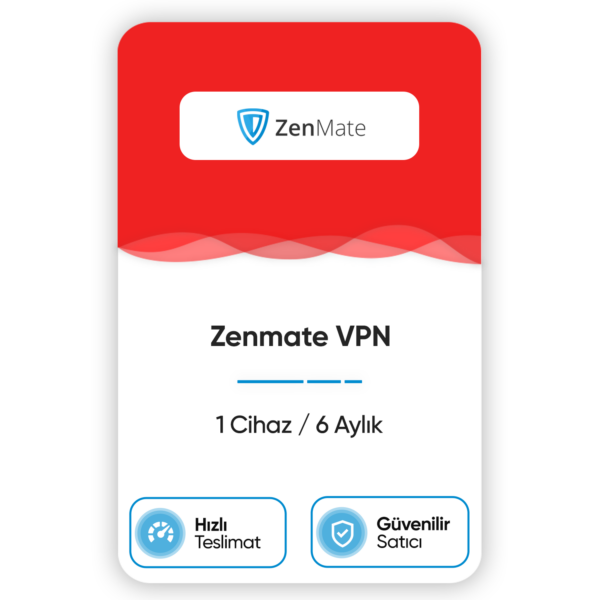 Zenmate VPN – 6 Aylık